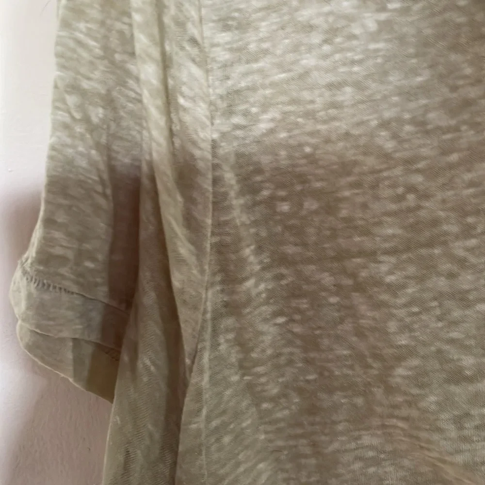 Urban Outfitters tee. Very thin. Pre-washed look. Yellow-green. Large. Nice. - Picture 5 of 7